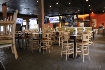 Buffalo Wings & Rings bar area
