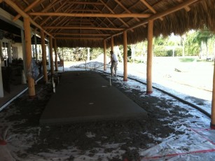 Tiki Bar construction